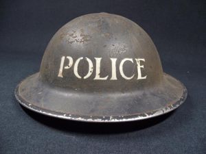 1939 Dated Police Helmet.