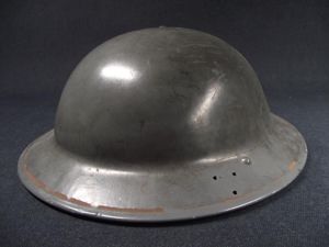 1940 Dated Grey Civil Defence Steel Helmet.