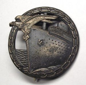 WW2 German Blockade Runners Award. Placzek, Berlin.