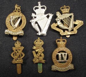 6 X British Hussars Cap Badges.
