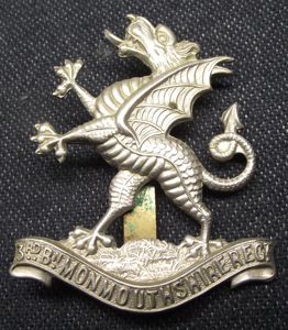 3rd Battalion Monmouthshire Regiment Cap Badge.