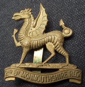 2nd Battalion Monmouthshire Regiment Cap Badge.