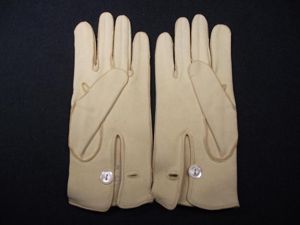 WW2 British Officers Leather Gloves, CC41.