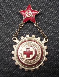 1934-41 Soviet ''Ready for Medical Defence of the USSR''.