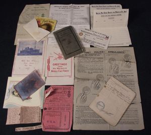 WW2 British Paperwork Grouping.