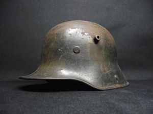 Battle Damage M16 Transitional Ex Double Decal Camouflage Helmet. NO …