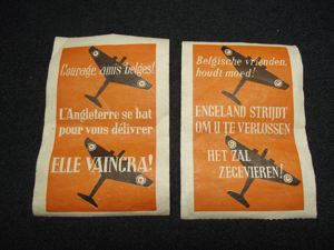 WW2 Allied Propaganda Drop Leaflet.