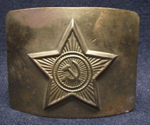 Post War Russian Military Belt Buckle.
