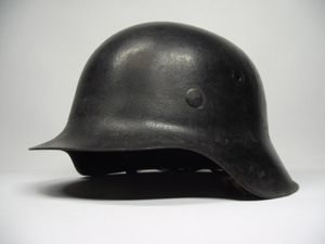 Black Flak EF66 M42 German Helmet.
