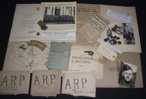 Home Guard and ARP, Husband and Wife Group. Cardiff.