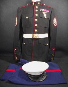 Complete U.S.Marine Service Dress Uniform.
