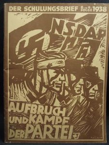 Scarce 1938 Dated NSDAP Aufbruch und Kampf der Partei Book.