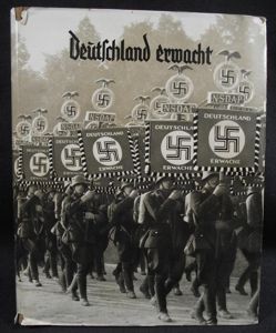 Deutchland Erwacht Cigarette Picture Card Book and Card Cover.