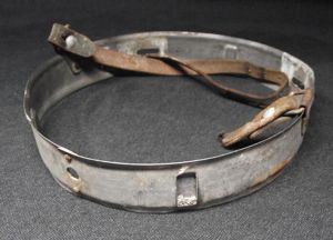 1943 Dated German Helmet Liner Band and Chinstrap.