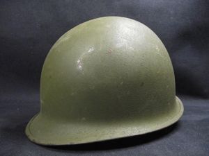 U.S. Rear Seam, Swivel Bail, M1 Steel Helmet Shell.