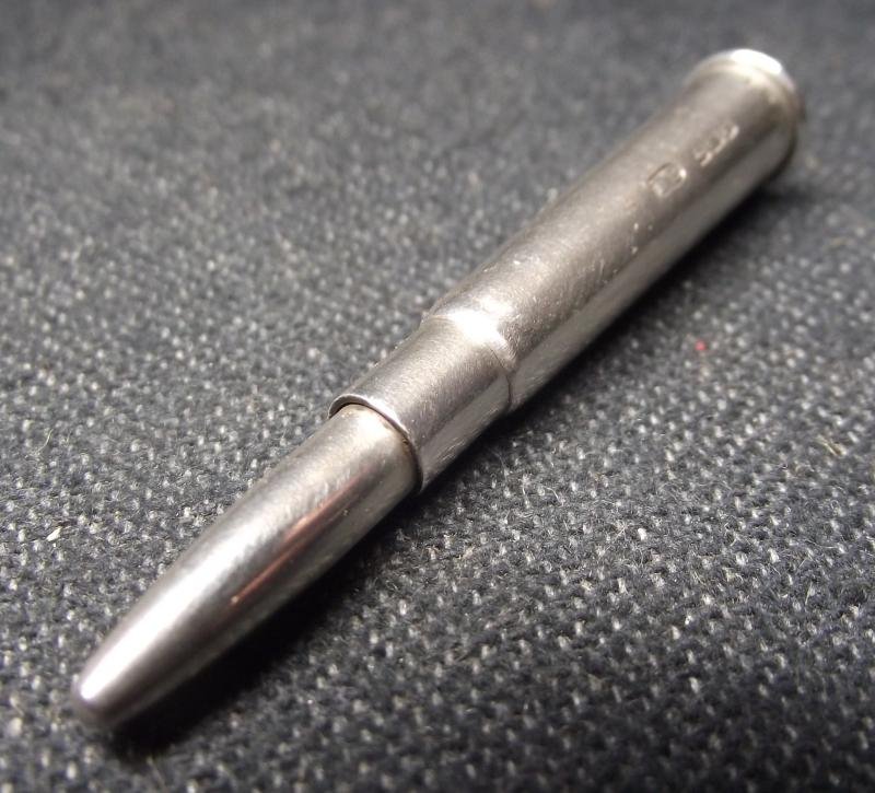 WW2 Silver Bullet Cigar Piercer. Hallmark date 1939. — image 3