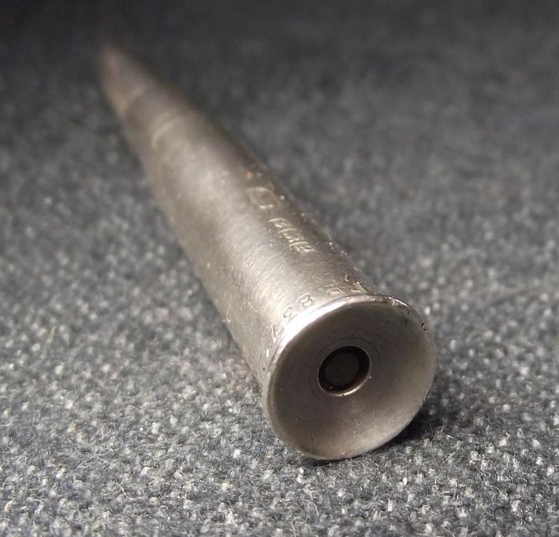 WW2 Silver Bullet Cigar Piercer. Hallmark date 1939. — image 4