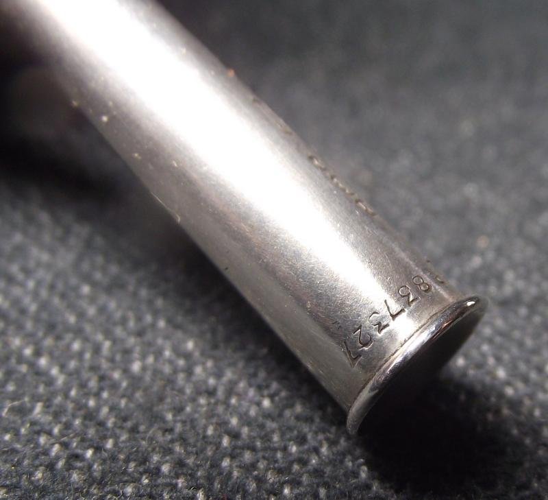 WW2 Silver Bullet Cigar Piercer. Hallmark date 1939. — image 5