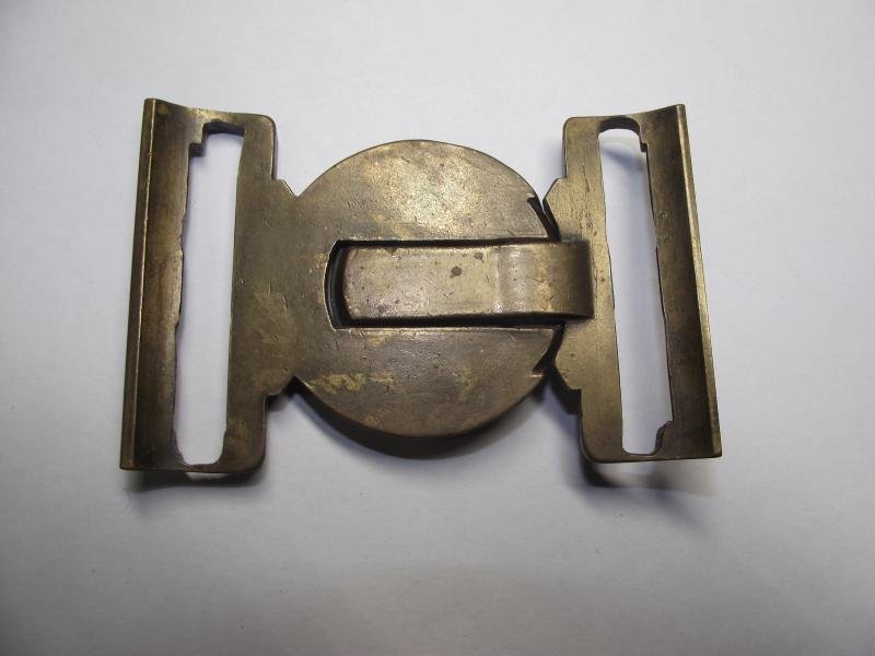 Royal Marines ''Gibraltar'' Brass Belt Buckle. Kings Crown. — image 4