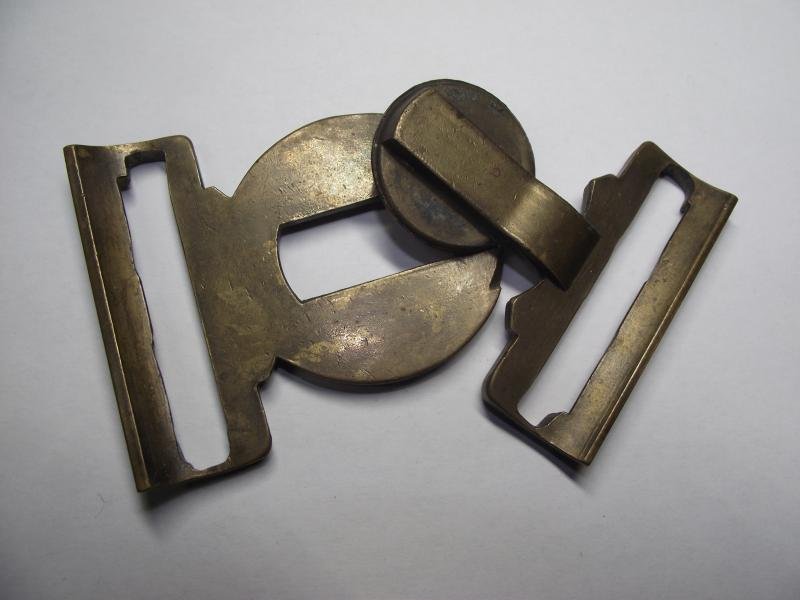 Royal Marines ''Gibraltar'' Brass Belt Buckle. Kings Crown. — image 5