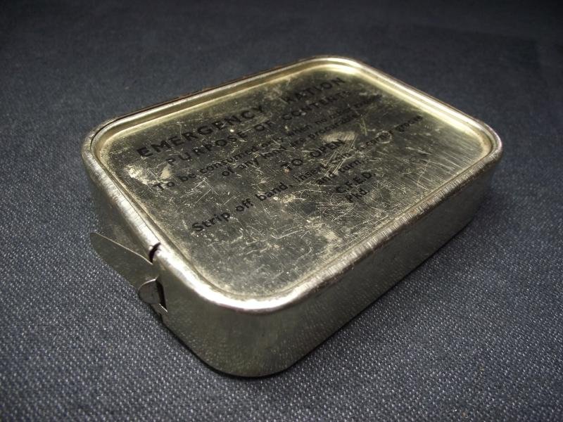 Unopened British Military Emergency Ration Tin. — image 2