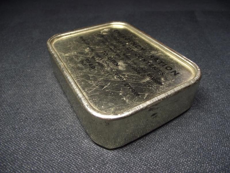 Unopened British Military Emergency Ration Tin. — image 3