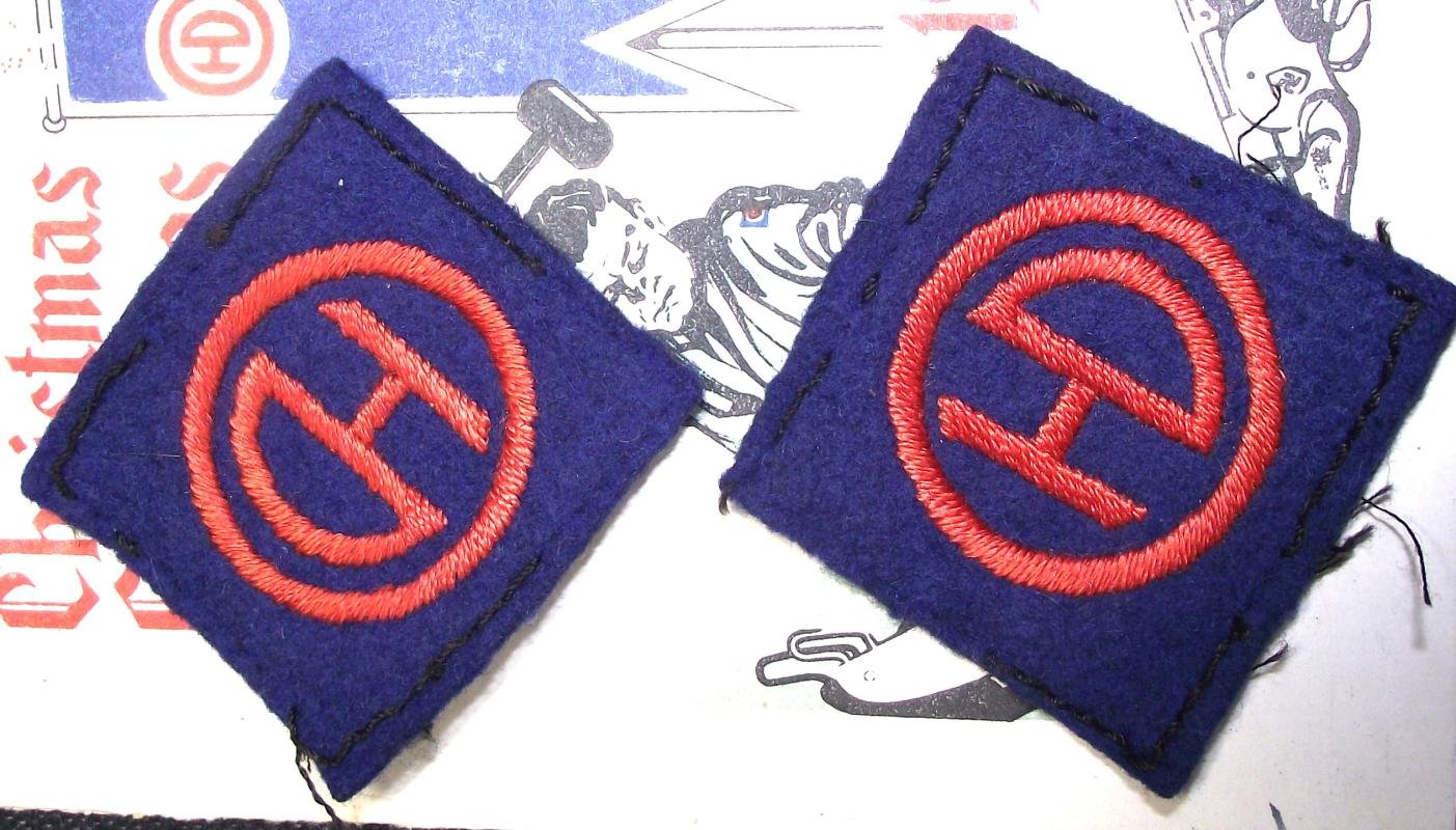 51st Highland Division Formation Titles and 1945 Rhine Christmas Card. — image 3