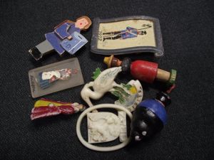 8 X WW2 German WHW Pinback Donation Badges.