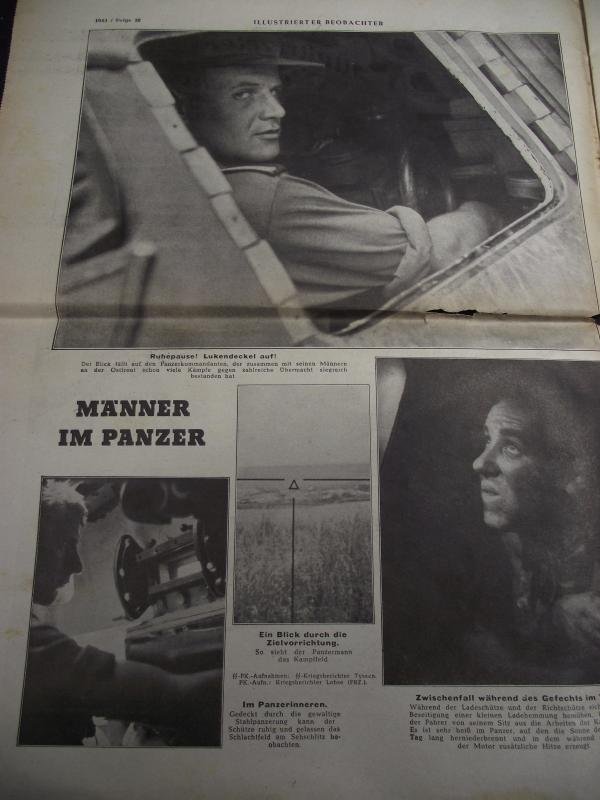 1943 Dated Illustrierter Beobachter News Paper. — image 3