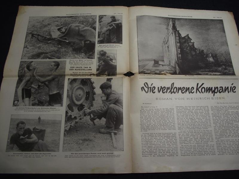 1943 Dated Illustrierter Beobachter News Paper. — image 5