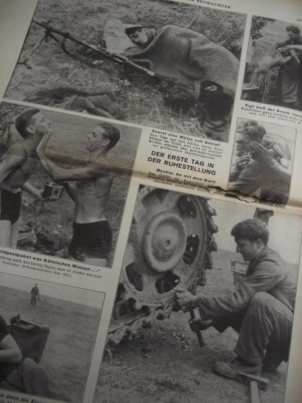 1943 Dated Illustrierter Beobachter News Paper. — image 6