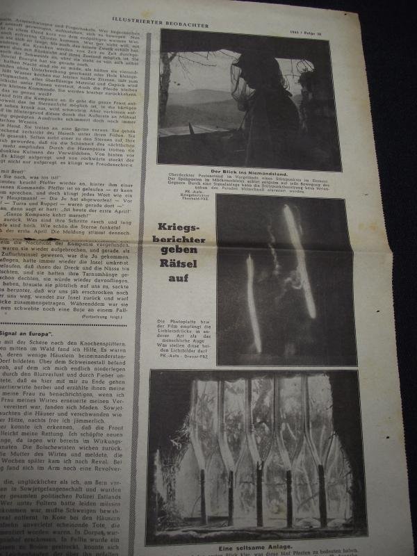 1943 Dated Illustrierter Beobachter News Paper. — image 8