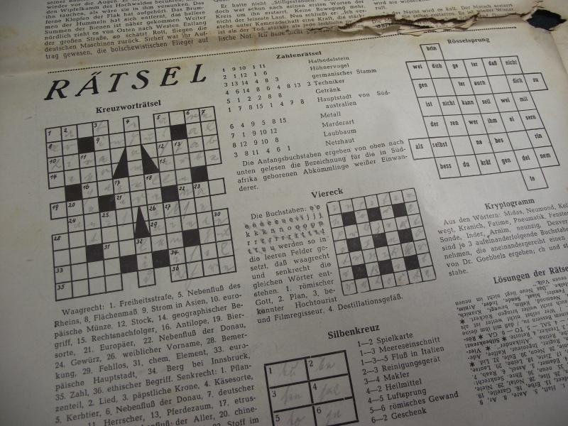 1943 Dated Illustrierter Beobachter News Paper. — image 9