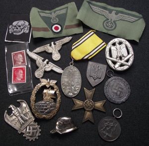 Selection of German Reproduction Badges etc.