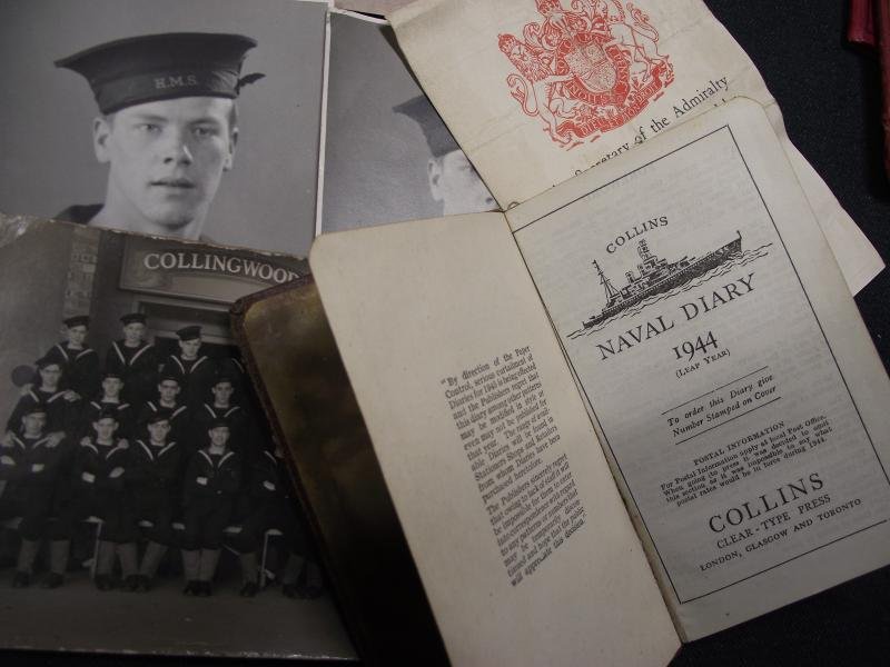 WW2 Royal Navy Medal Group and Photos. Normandy and Cardiff Connection. — image 4