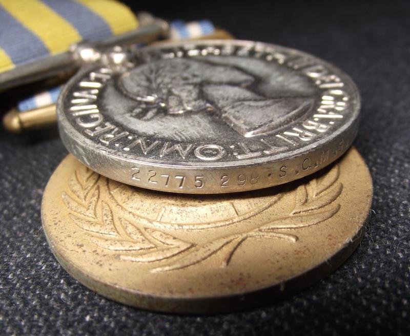 Korean War Medal Pair. S.Q.M.S. Lewis. RAMC. — image 4