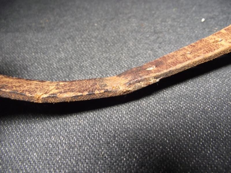 Complete WW2 German Steel Helmet Chinstrap. — image 7