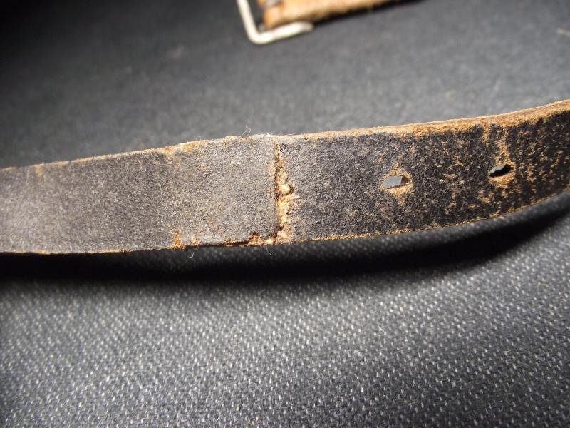 Complete WW2 German Steel Helmet Chinstrap. — image 8