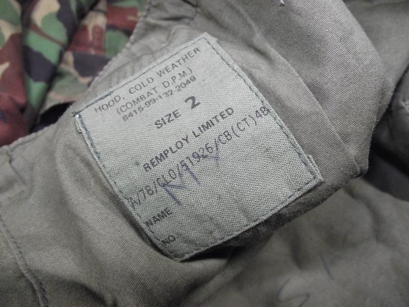 British 68 Pattern DPM Combat Smock with Hood, Named.. Falklands. — image 10