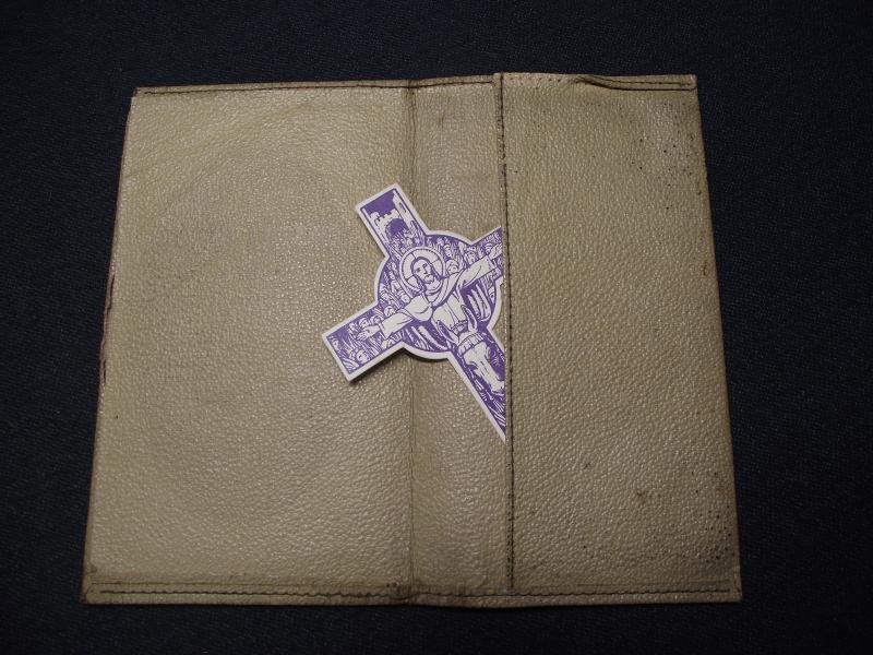 WW2 British ''Catholic'' Identity Card Holder and 1940 Page Marker. — image 3