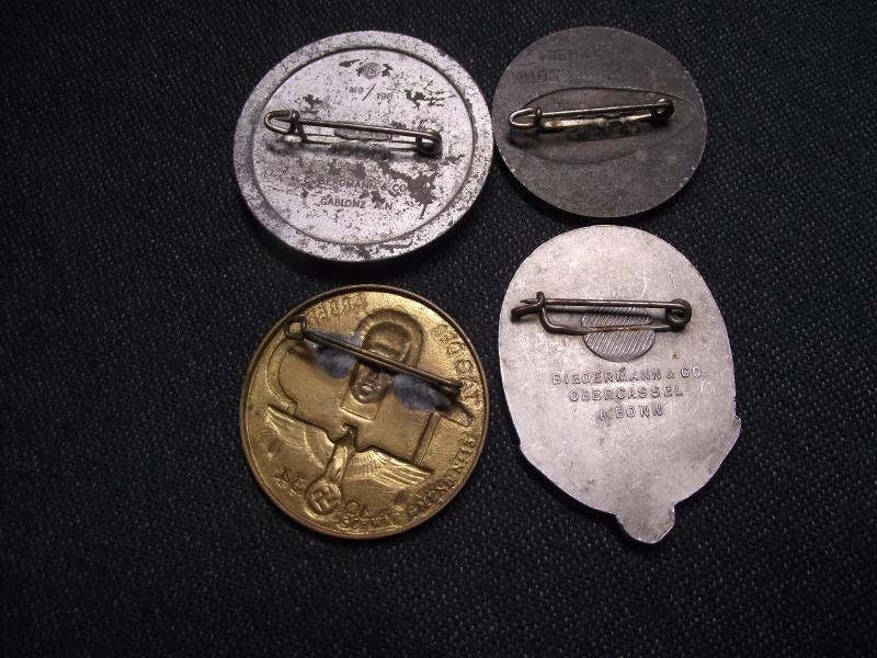 4 X Third Reich Event Badges. — image 4