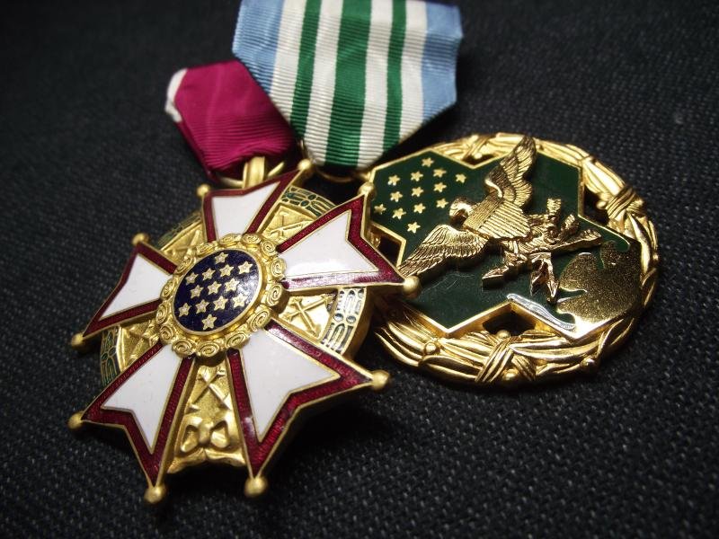 2 X U.S. Medals. Legion of Merit and Joint Service Commendation Medals. — image 2