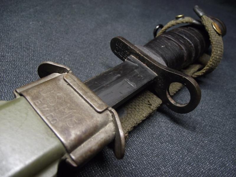 Early WW2 Production M4 Bayonet. CASE. — image 10