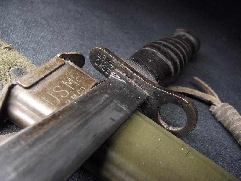 Early WW2 Production M4 Bayonet. CASE. — image 6