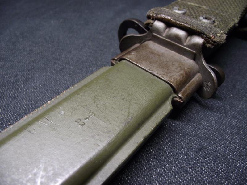 Early WW2 Production M4 Bayonet. CASE. — image 9