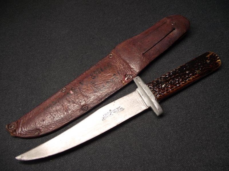 Attributed WW2 Home Guard Auxiliary Units, Fighting Knife, Name and Service Number. — image 2