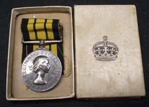 Boxed British Africa General Service Medal with Kenya Bar.