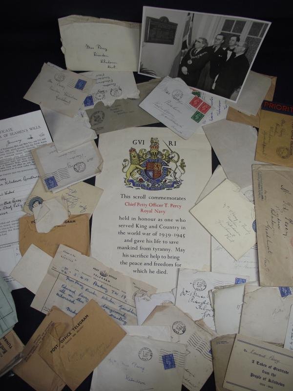 Huge Royal Navy, Petty Officer,1913-1942, Document and Photo Archive.. KIA 1943. — image 10