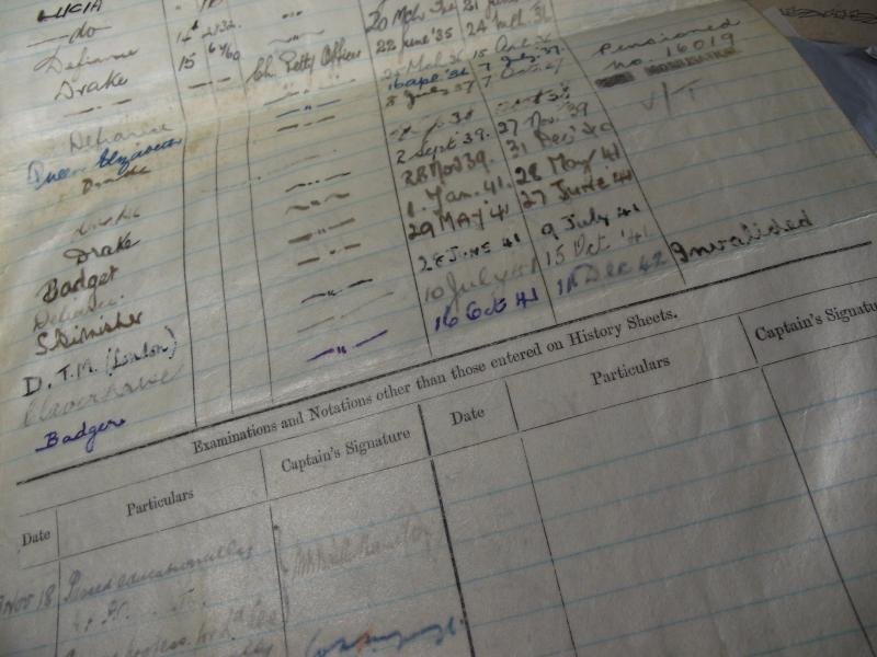 Huge Royal Navy, Petty Officer,1913-1942, Document and Photo Archive.. KIA 1943. — image 6