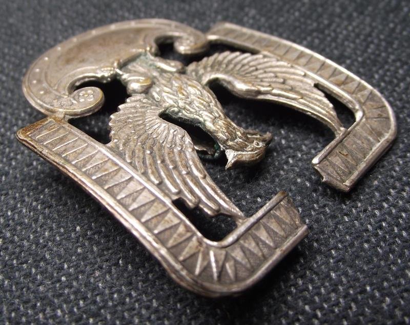 WW2 Modified Polish Airforce Metal Cap Badge. — image 3